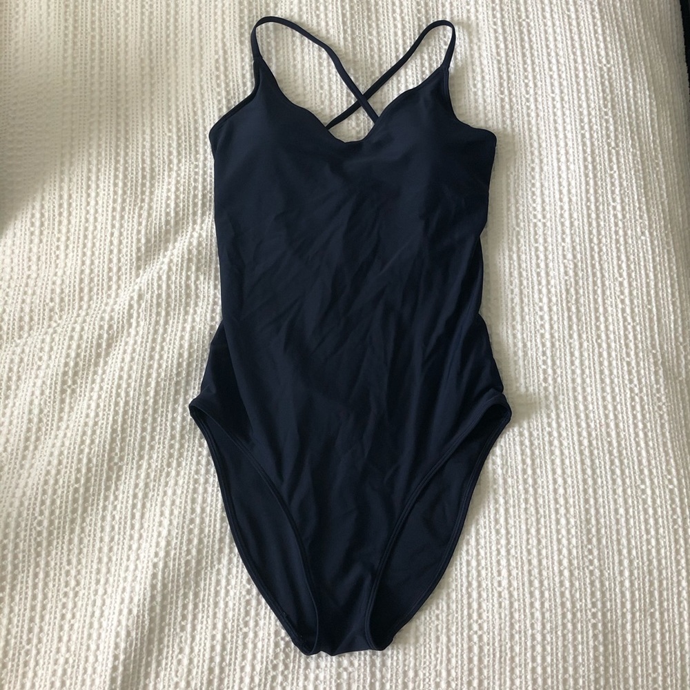 Aerie One Piece Navy Blue Bathing Suit